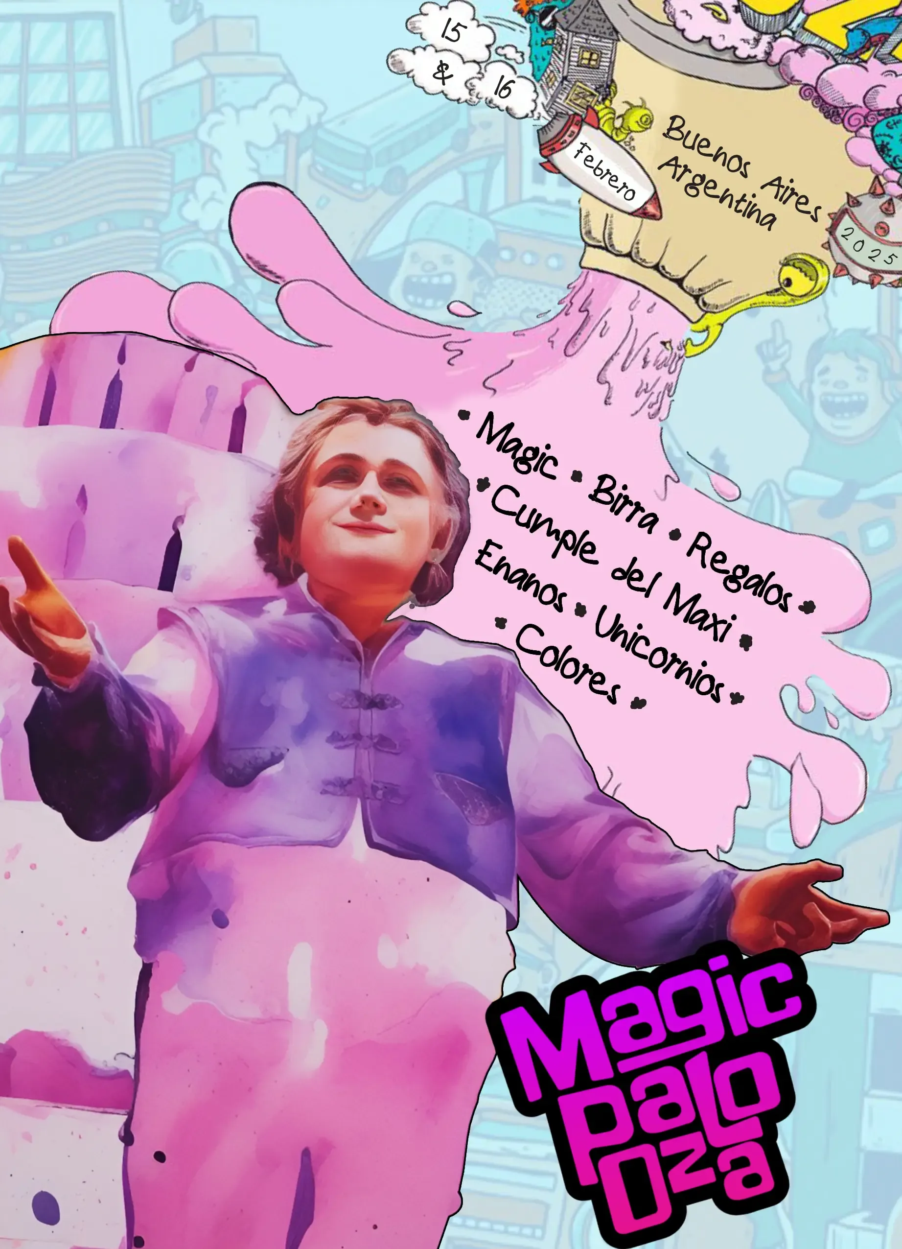 Póster de MagicPalooza de Cumple