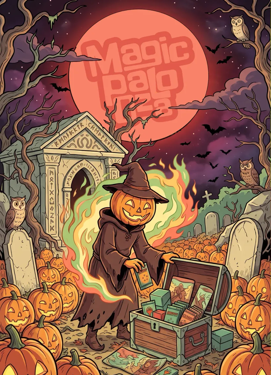 Póster de MagicPalooza de Halloween